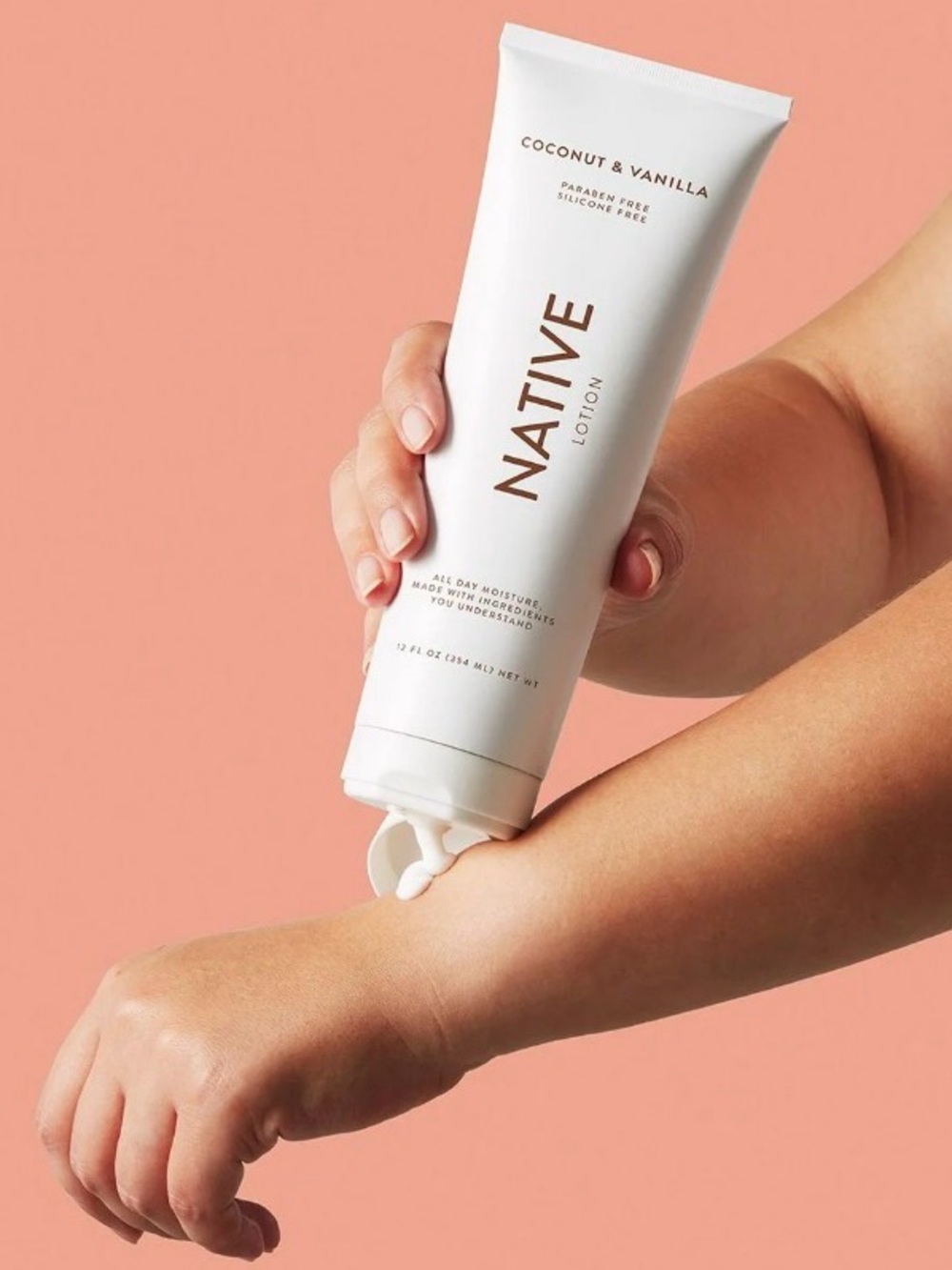 Native Coconut & Vanilla Lotion - White and Brown Tube